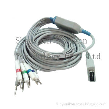 GE Marquette din 10 lEads Din EKG Cable